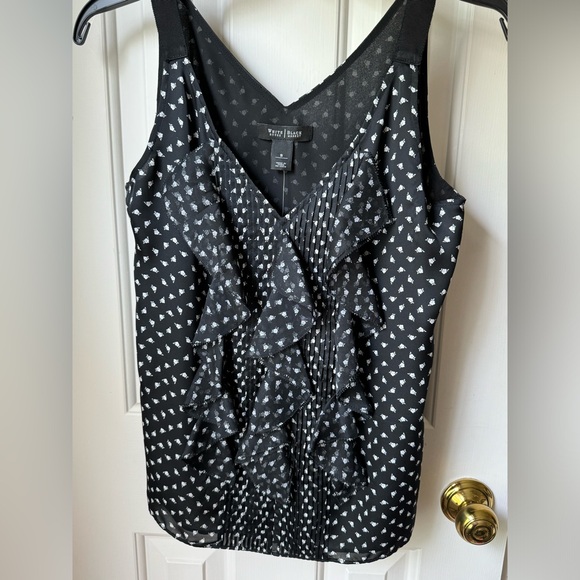 WHBM ruffled tank. Size small. - Picture 1 of 9